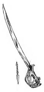 Shademaker,<br />the Scabbardless Blade. Illustration by Jacob Elijah Walker