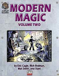 Modern Magic, Volume Two. Cover illustration by Jacob Elijah Walker. Cover design by Marc Schmalz