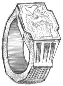 Munimentum, the Ring of Redoubt. Sketch by Pete Schlough